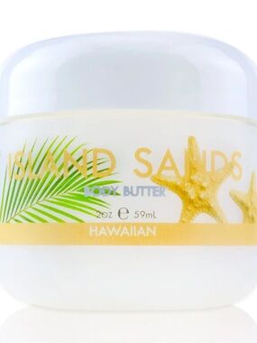 Island Sands Body Butter with Aloe, Mac. Nut & Coconut 2 oz